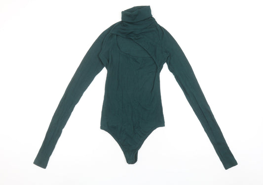 Womens UK Size XS ALIX NYC One-Piece Green Bodysuit
