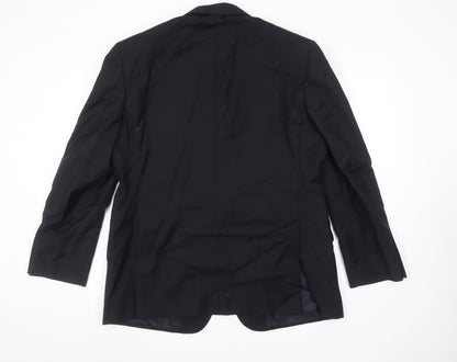 Marks and Spencer Autograph Men's Navy 44 Regular Wool Blazer Jacket