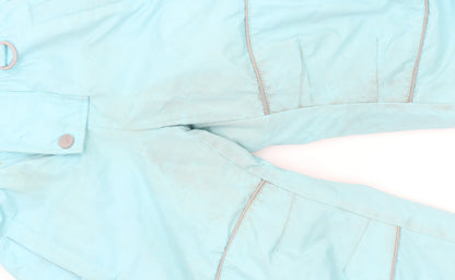 Trespass Girls Blue Waterproof Insulated Snowsuit 2-3 Years Winter Ski Wear