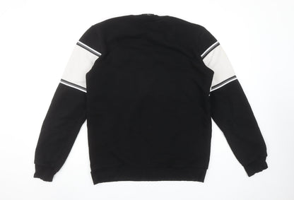 Mens UK Size M Prè London Black Pullover Sweatshirt