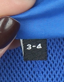 Peter Storm Boys Blue 3-4 Years Hooded Waterproof Rain Coat Jacket