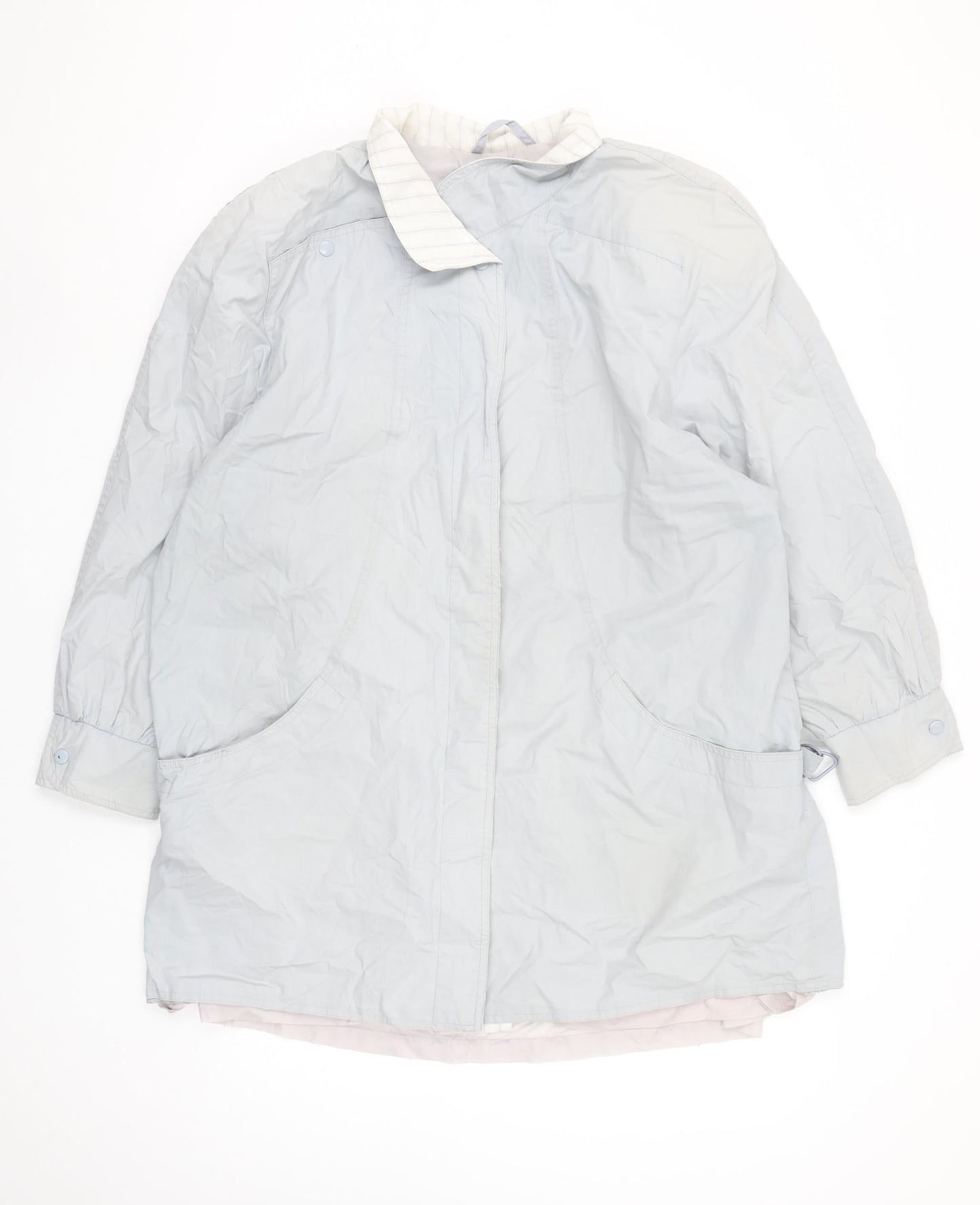 Womens UK Size 16 C&A Grey Rain Coat