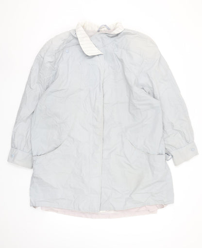 Womens UK Size 16 C&A Grey Rain Coat
