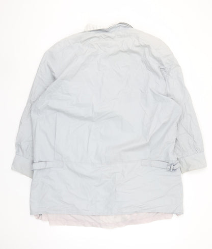 Womens UK Size 16 C&A Grey Rain Coat