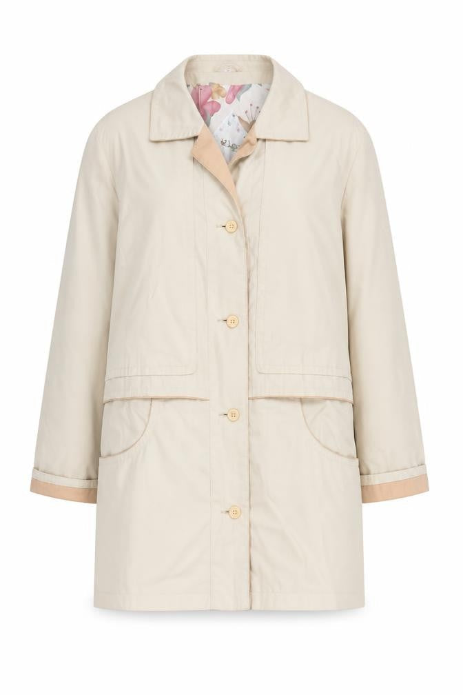 Womens UK Size 12 Klass Beige Overcoat