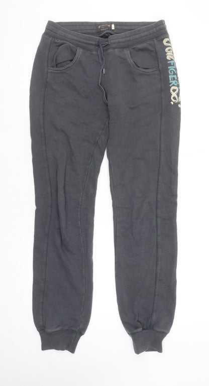 Tommy Hilfiger Men's Black Joggers Small Regular Fit Fleece Sweatpants