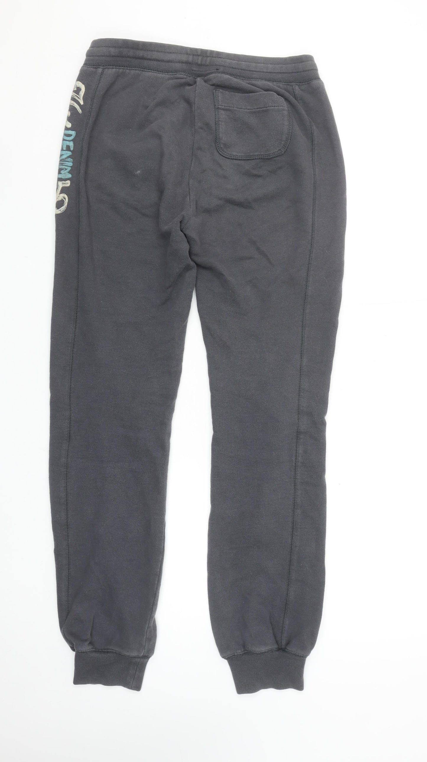 Tommy Hilfiger Men's Black Joggers Small Regular Fit Fleece Sweatpants