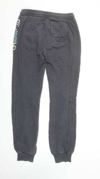 Tommy Hilfiger Men's Black Joggers Small Regular Fit Fleece Sweatpants