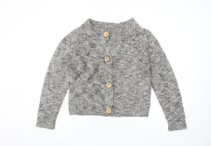 Womens UK Size M Linea Grey Cardigan Jumper