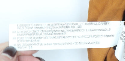 Zara Man Orange Hooded Parka Jacket Men M Casual Outdoor Style