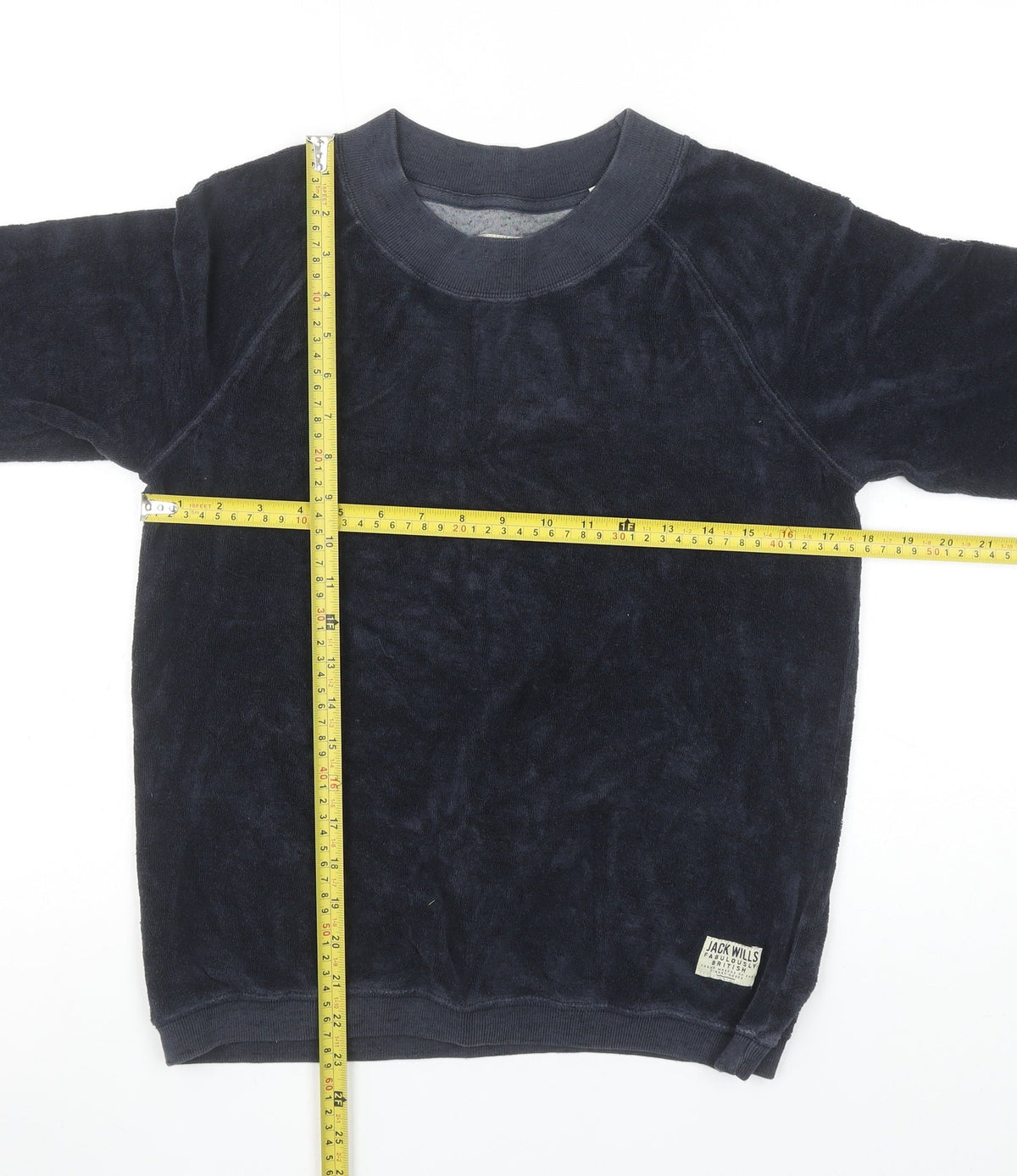 Womens UK Size 12 Jack Wills Blue Pullover Sweatshirt