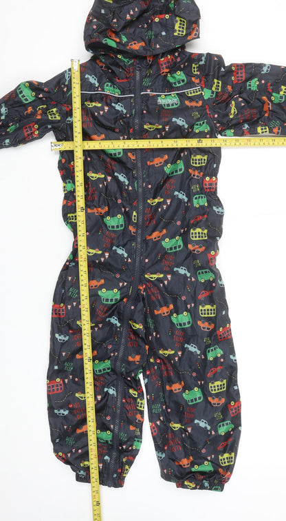 Regatta Boys Multicoloured 6 Years Waterproof Hooded Rain Snowsuit