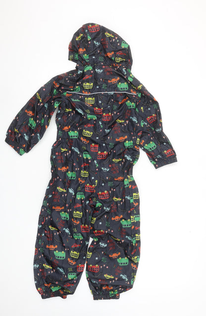 Regatta Boys Multicoloured 6 Years Waterproof Hooded Rain Snowsuit