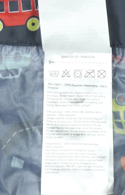 Regatta Boys Multicoloured 6 Years Waterproof Hooded Rain Snowsuit