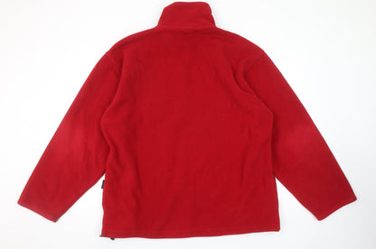 Champion Outdoor Men's Red XL Fleece 1/4 Zip Pullover Sweatshirt