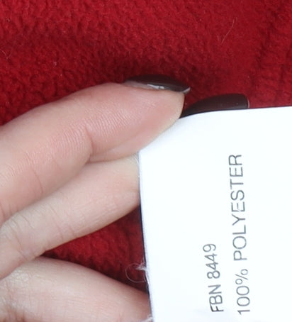 Champion Outdoor Men's Red XL Fleece 1/4 Zip Pullover Sweatshirt