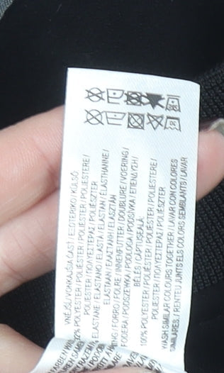 Primark Men's Black Bomber Jacket M Lightweight Softshell Zip Up