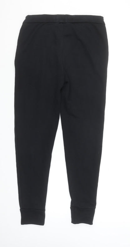 Womens UK Size XS Calvin Klein Jeans Regular Fit Jogger Black Trousers