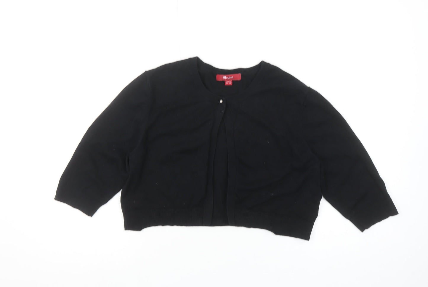Womens UK Size 16 Monsoon Black Cardigan Jumper