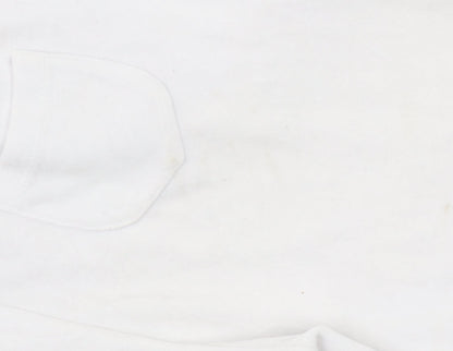 Juicy Couture Girls White Jogger Trousers Size 8/9 Cotton Blend