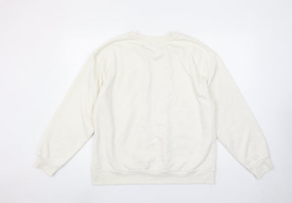 Womens UK Size 12 Dunnes Stores Ivory Pullover Sweatshirt