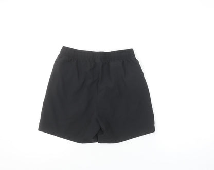 Puma Boys Black 13-14 Years Athletic Activewear Shorts Polyester