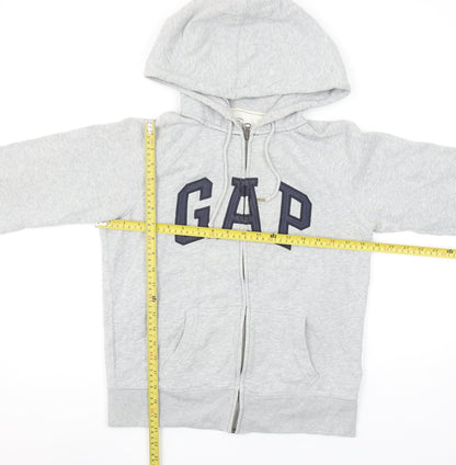 GAP Womens Grey Small Full Zip Hoodie Sweatshirt