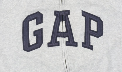 GAP Womens Grey Small Full Zip Hoodie Sweatshirt