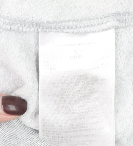 GAP Womens Grey Small Full Zip Hoodie Sweatshirt