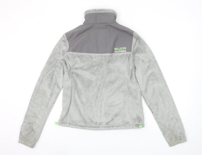 Womens UK Size S Hollister Grey Pullover Sweatshirt