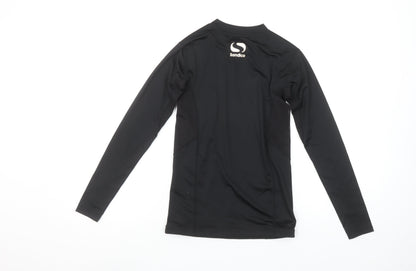 Sondico Boys Black Long Sleeve Compression Sports Top 11-12 Years