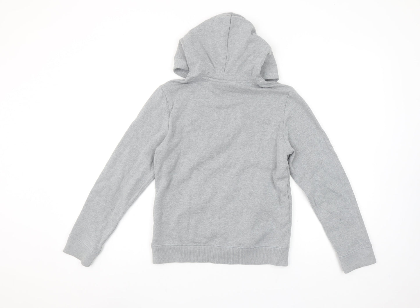 Under Armour Boys Grey Pullover Hoodie Medium ColdGear Fleece