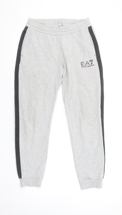 Emporio Armani EA7 Men's Grey Jogger Trousers Size S