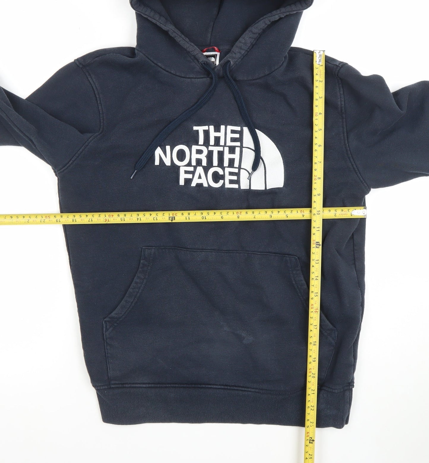 Mens UK Size S The North Face Blue Pullover Hoodie