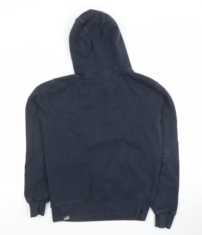 Mens UK Size S The North Face Blue Pullover Hoodie