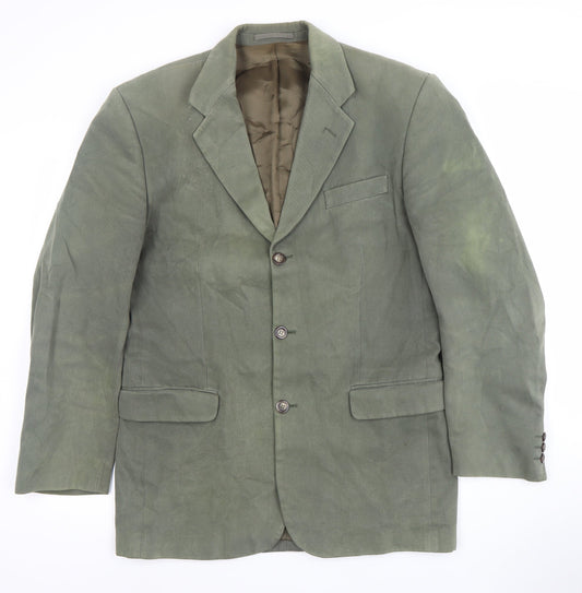 Mens UK Size 40 Gurteen Regular Green Suit Jacket