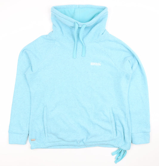 Regatta Women's Blue Pullover Hoodie Size 18 Fleece Lined Outdoor Sweatshirt