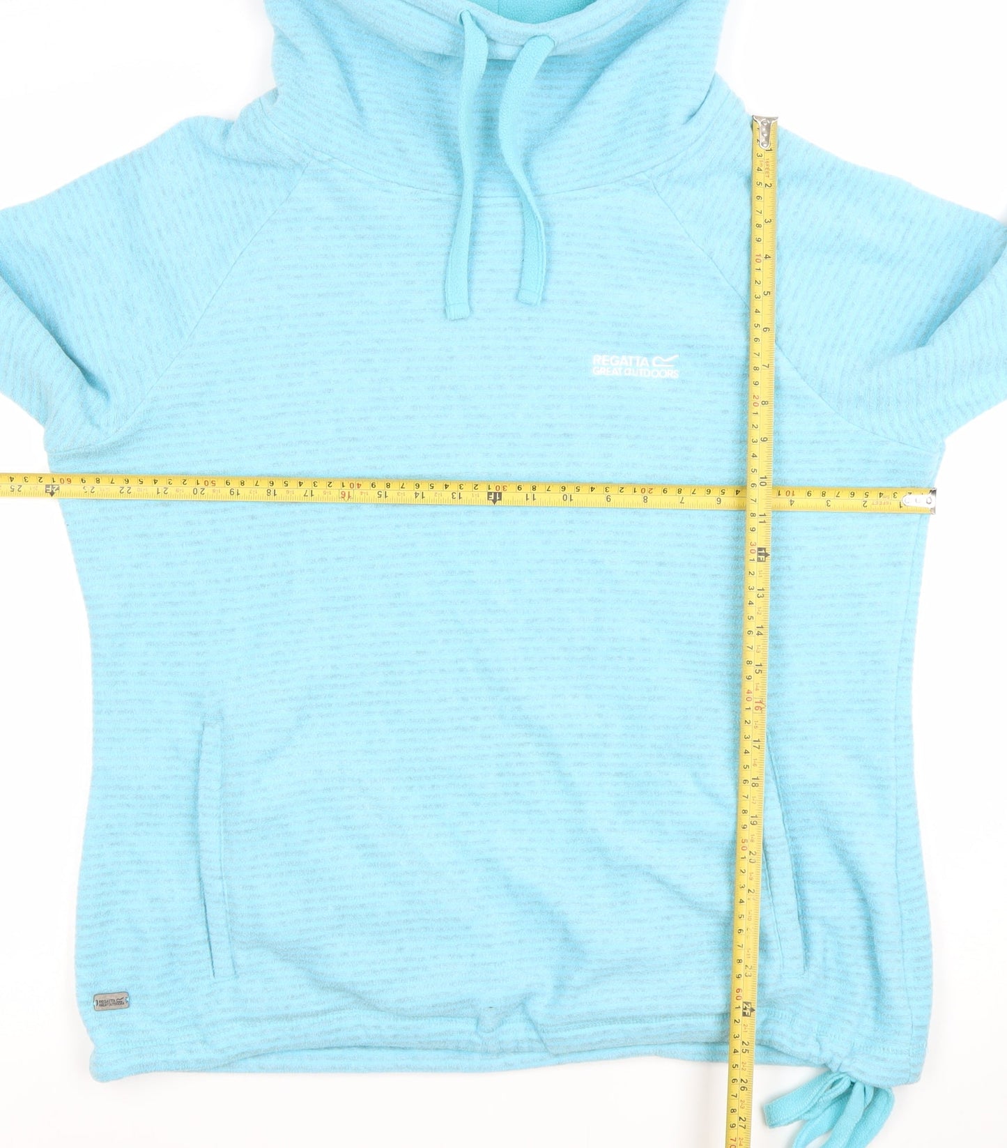 Regatta Women's Blue Pullover Hoodie Size 18 Fleece Lined Outdoor Sweatshirt