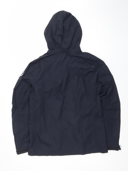 Womens UK Size 2XS Tribord Blue Rain Coat