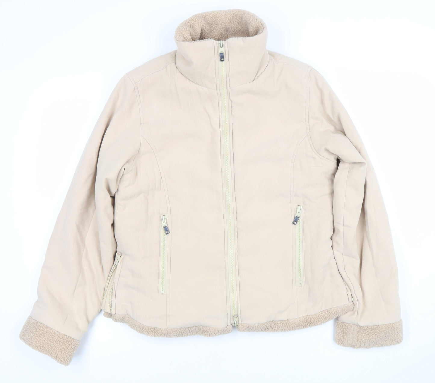 Womens UK Size L mlw CountrySport Beige Puffer Jacket