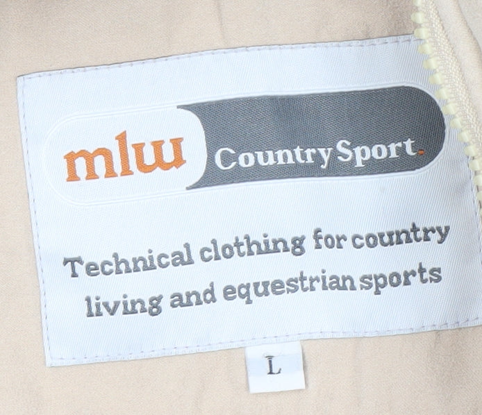 Womens UK Size L mlw CountrySport Beige Puffer Jacket