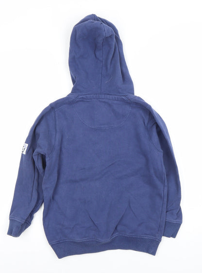 Boys UK Size 7-8 Years Lazy Jacks Blue Pullover Hoodie