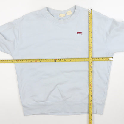 Womens UK Size S Levi's Blue Pullover Sweatshirt