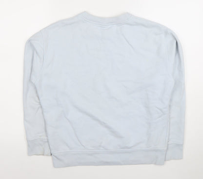 Womens UK Size S Levi's Blue Pullover Sweatshirt