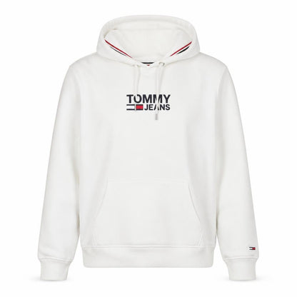 Womens UK Size M Tommy Jeans White Pullover Hoodie