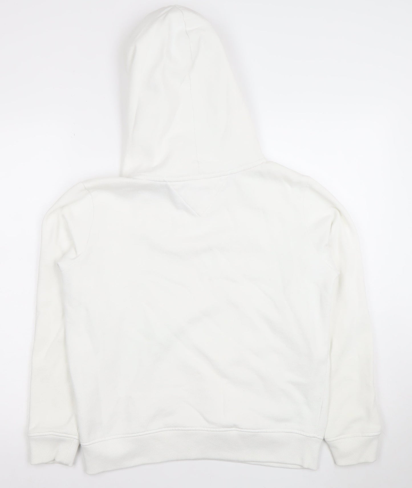 Womens UK Size M Tommy Jeans White Pullover Hoodie