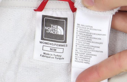 Womens UK Size M The North Face Beige Pullover Sweatshirt