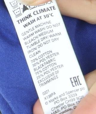 Marks and Spencer Boys Black Grey Pullover Hoodie Size 13-14 Years