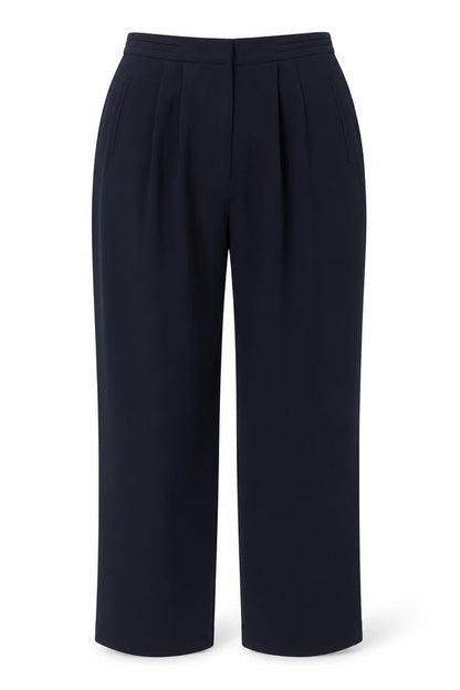 Womens UK Size 10 Topshop Regular Fit Business Casual Formal Workwear Blue Trous