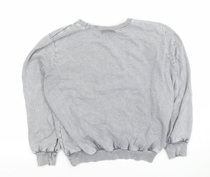Womens UK Size S Soft Surroundings Grey Pullover Sweatshirt